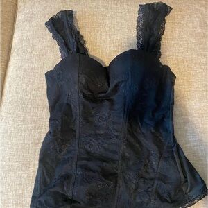 Spirit Black Lace Detail Top